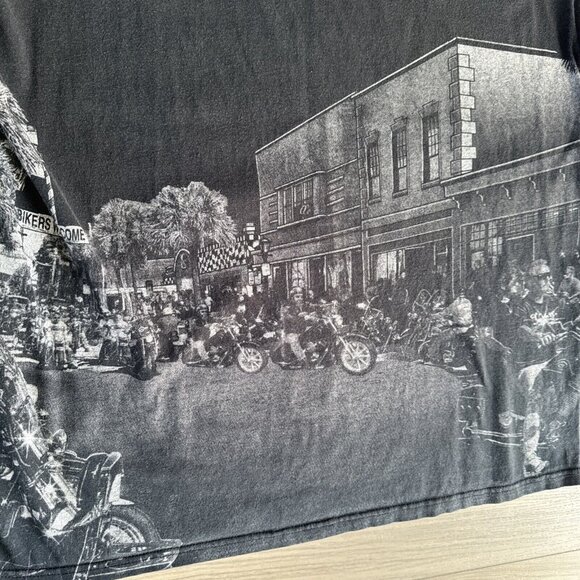 Vintage Bike Week 2003 Daytona Beach Anvil Shirt Mens XL Made in USA - Picture 10 of 11